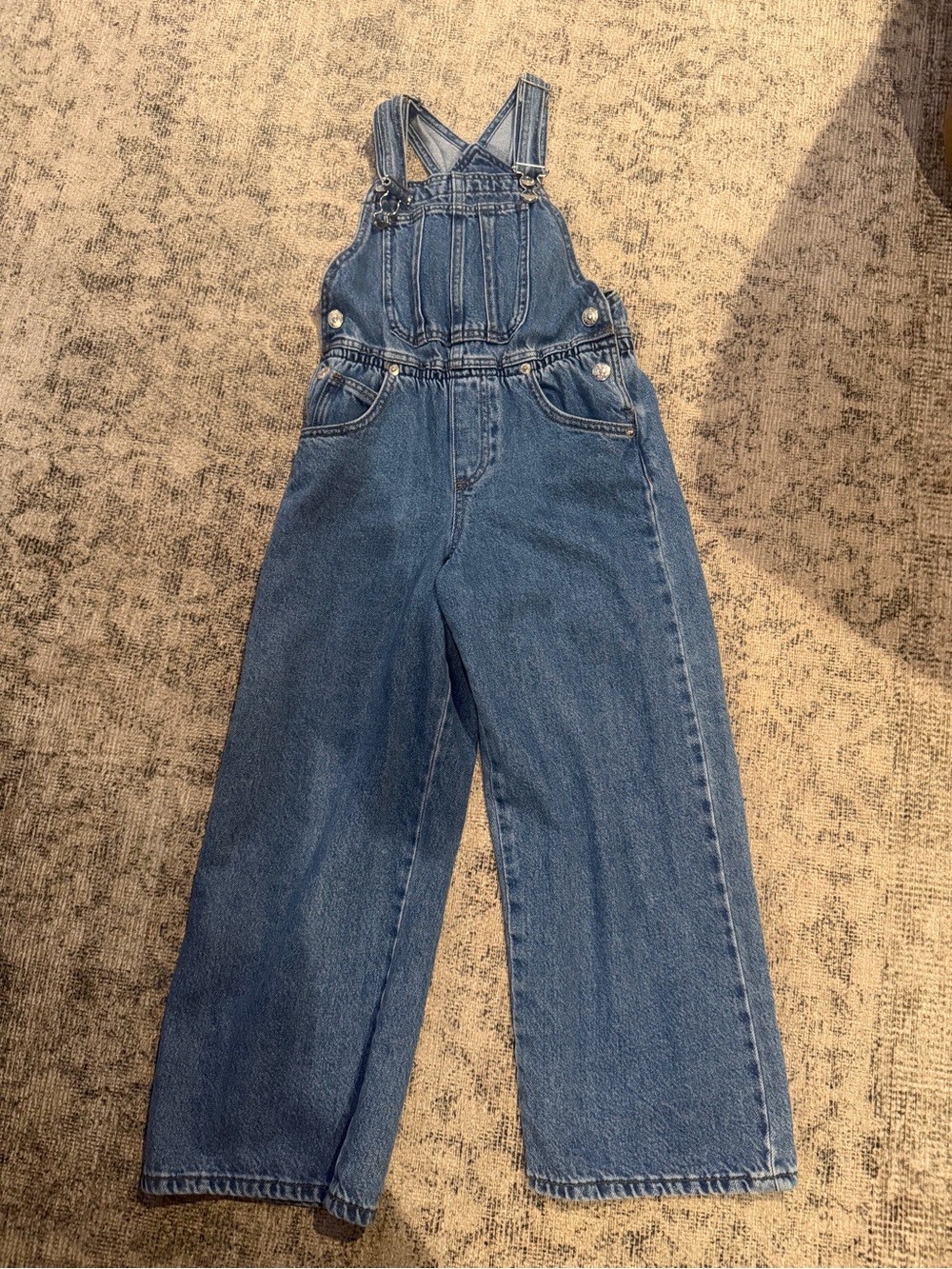 Zara Blue Denim Kids Overalls